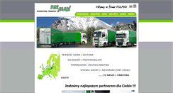 Desktop Screenshot of polmax-transport.pl