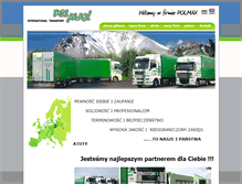 Tablet Screenshot of polmax-transport.pl